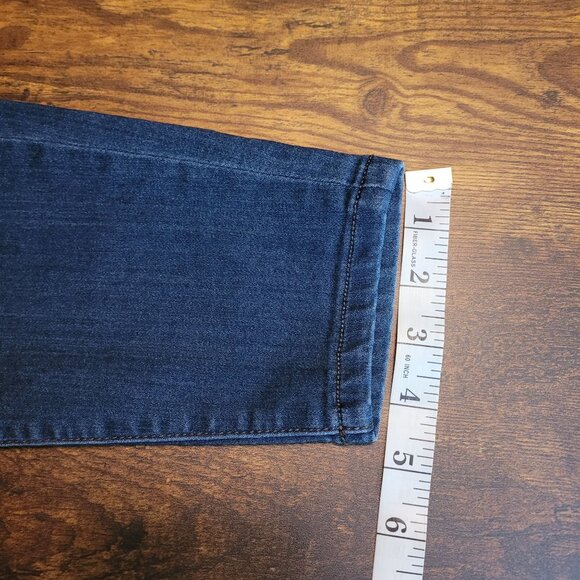 Liverpool Jeans 8 P Ankle Skinny High Rise Dark Wash Stretch Comfort Denim - Picture 11 of 11